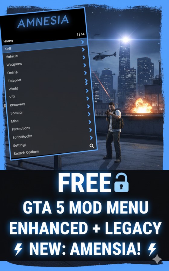 GTA5 Amnesia Mod Menu